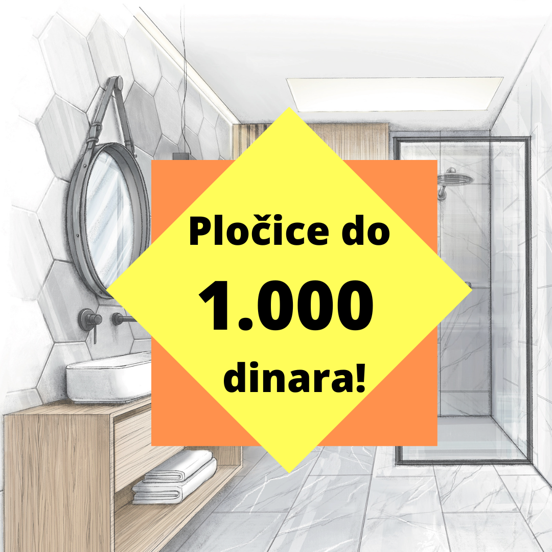 Pločice do 1.000 dinara! Mimaks Kupatila Beograd